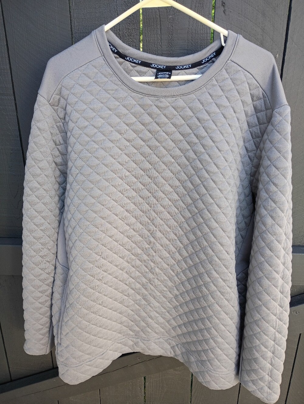 Jockey Quilted Pullover - Gray
